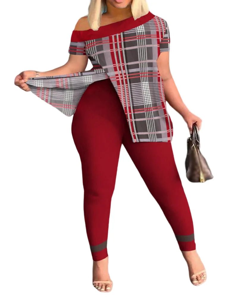 Spring Summer Printing Fashion New Suit 2 - piece set Women - MAGUSTA BEAUTY