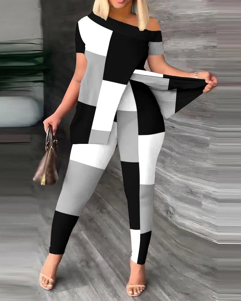 Spring Summer Printing Fashion New Suit 2 - piece set Women - MAGUSTA BEAUTY