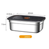 Stainless Steel Camping Lunch Box Sealed Leak-proof Bento Box Microwave Suitable Large Capacity Refrigerator Freezer Storage Box - MAGUSTA BEAUTY