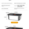 Stainless Steel Camping Lunch Box Sealed Leak-proof Bento Box Microwave Suitable Large Capacity Refrigerator Freezer Storage Box - MAGUSTA BEAUTY