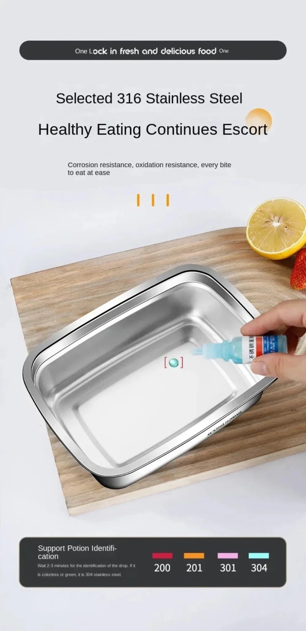 Stainless Steel Camping Lunch Box Sealed Leak-proof Bento Box Microwave Suitable Large Capacity Refrigerator Freezer Storage Box - MAGUSTA BEAUTY