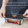 Stainless Steel Camping Lunch Box Sealed Leak-proof Bento Box Microwave Suitable Large Capacity Refrigerator Freezer Storage Box - MAGUSTA BEAUTY