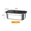 Stainless Steel Camping Lunch Box Sealed Leak-proof Bento Box Microwave Suitable Large Capacity Refrigerator Freezer Storage Box - MAGUSTA BEAUTY