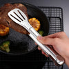Stainless Steel Food Tongs Barbecue Tongs Meat Salad Steak Food Serving Clip Tweezers Long BBQ Cooking Tongs Kitchen Utensils - MAGUSTA BEAUTY