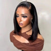 Straight 250% Density Short Bob 13x4 HD Lace Front Human Hair Wigs Women Prepluck Peruvian Lace Frontal Wig Glueless Closure Wig - MAGUSTA BEAUTY