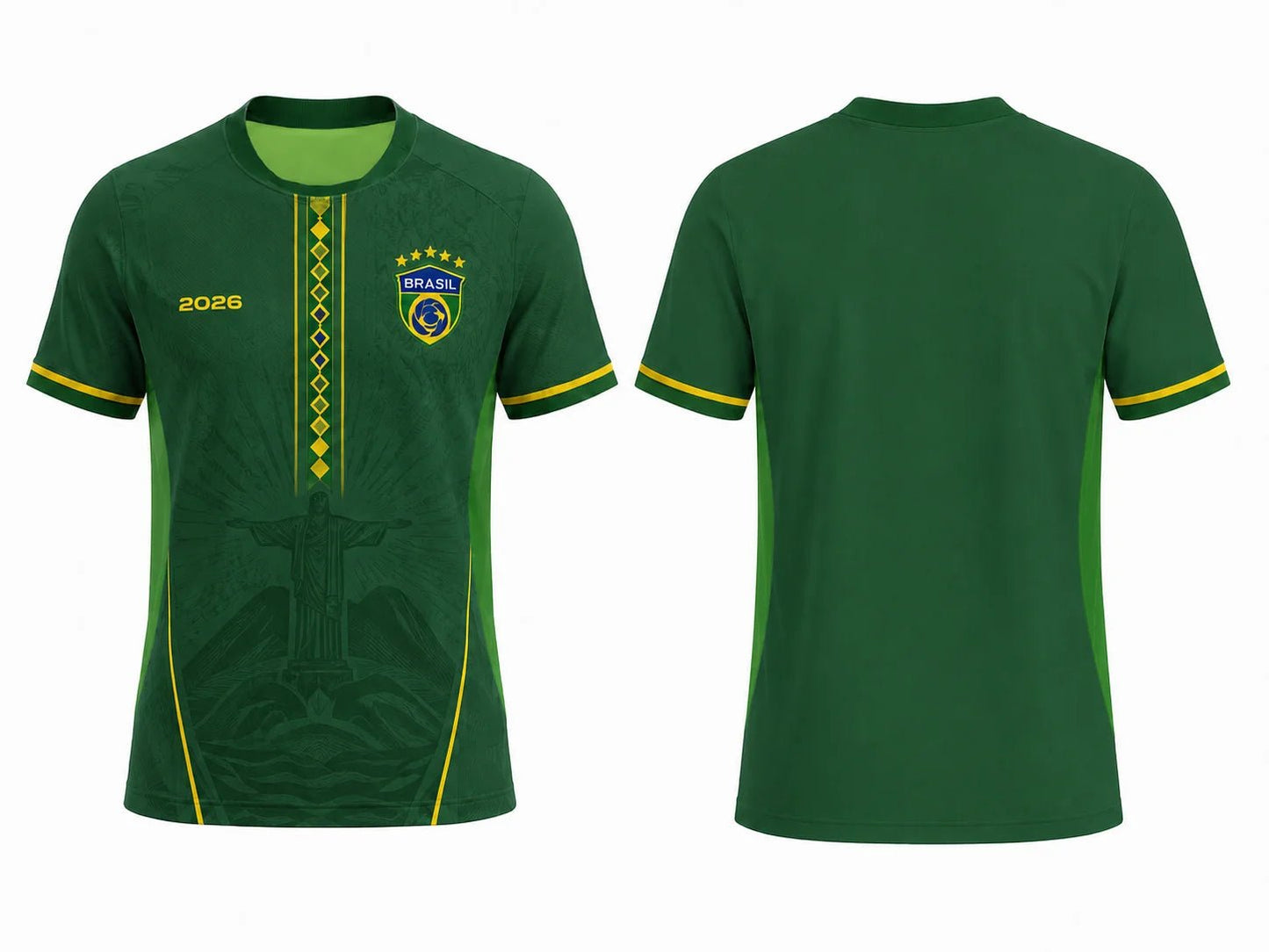 Summer New Brazil Football Jerseys For Men 2026 Football Support Sports Tshirts Mesh Breathable Tees Fans Gifts Man Clothing - MAGUSTA BEAUTY