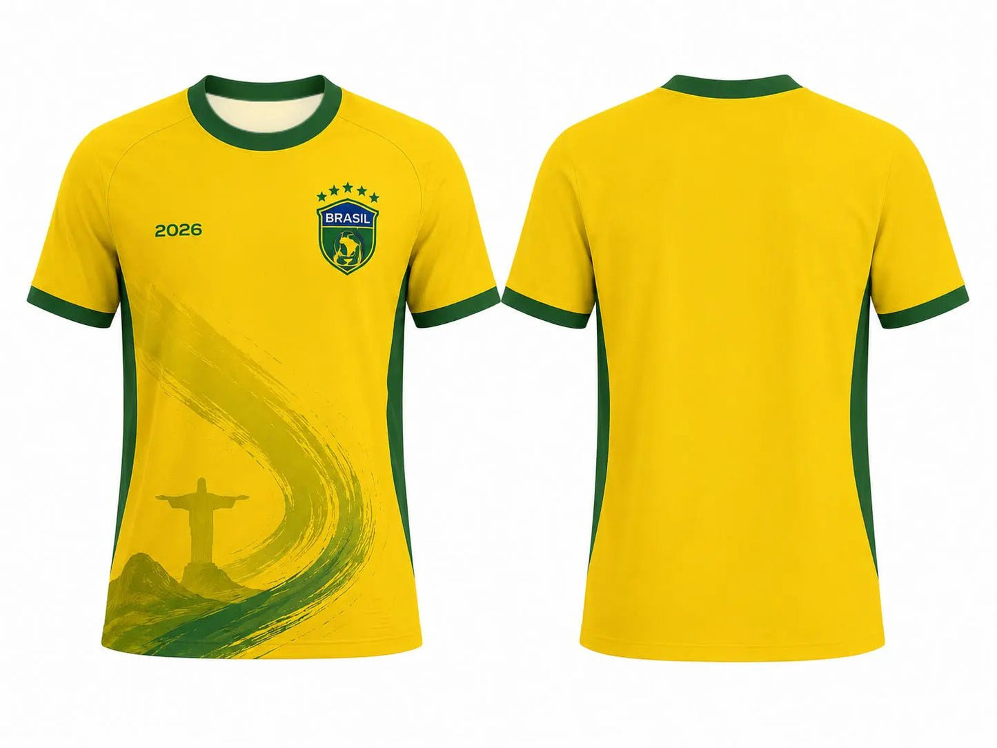 Summer New Brazil Football Jerseys For Men 2026 Football Support Sports Tshirts Mesh Breathable Tees Fans Gifts Man Clothing - MAGUSTA BEAUTY