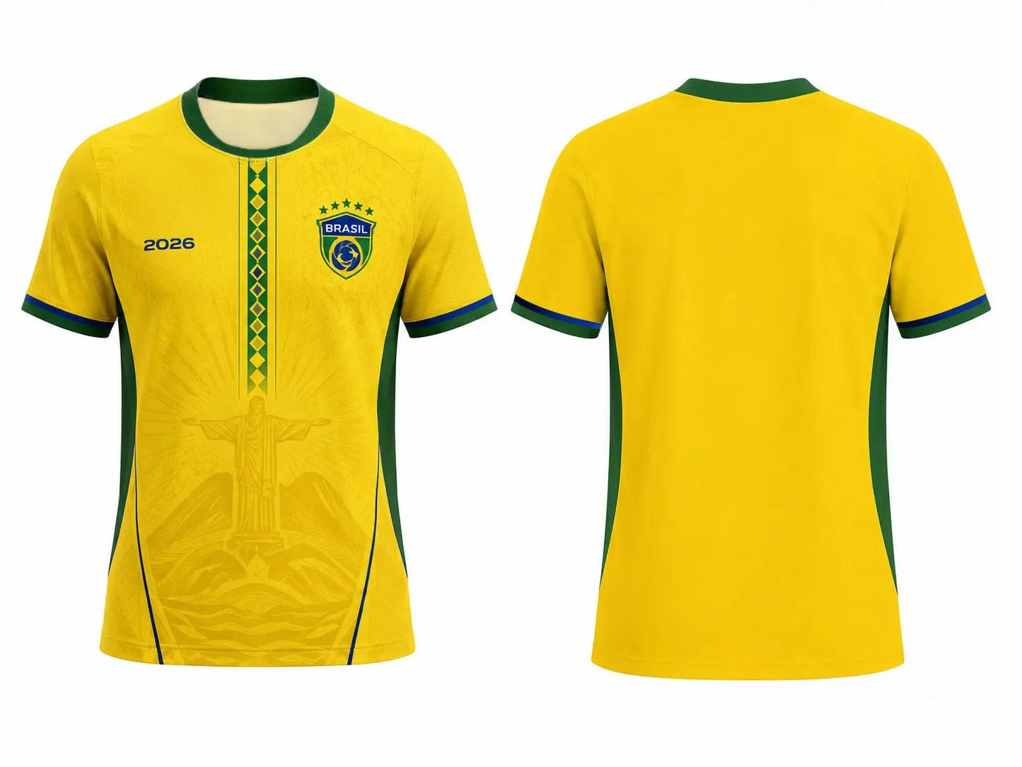 Summer New Brazil Football Jerseys For Men 2026 Football Support Sports Tshirts Mesh Breathable Tees Fans Gifts Man Clothing - MAGUSTA BEAUTY