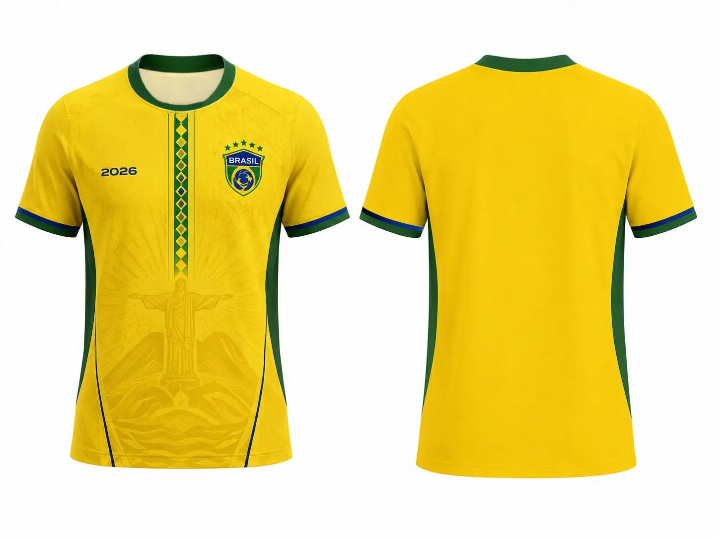 Summer New Brazil Football Jerseys For Men 2026 Football Support Sports Tshirts Mesh Breathable Tees Fans Gifts Man Clothing - MAGUSTA BEAUTY