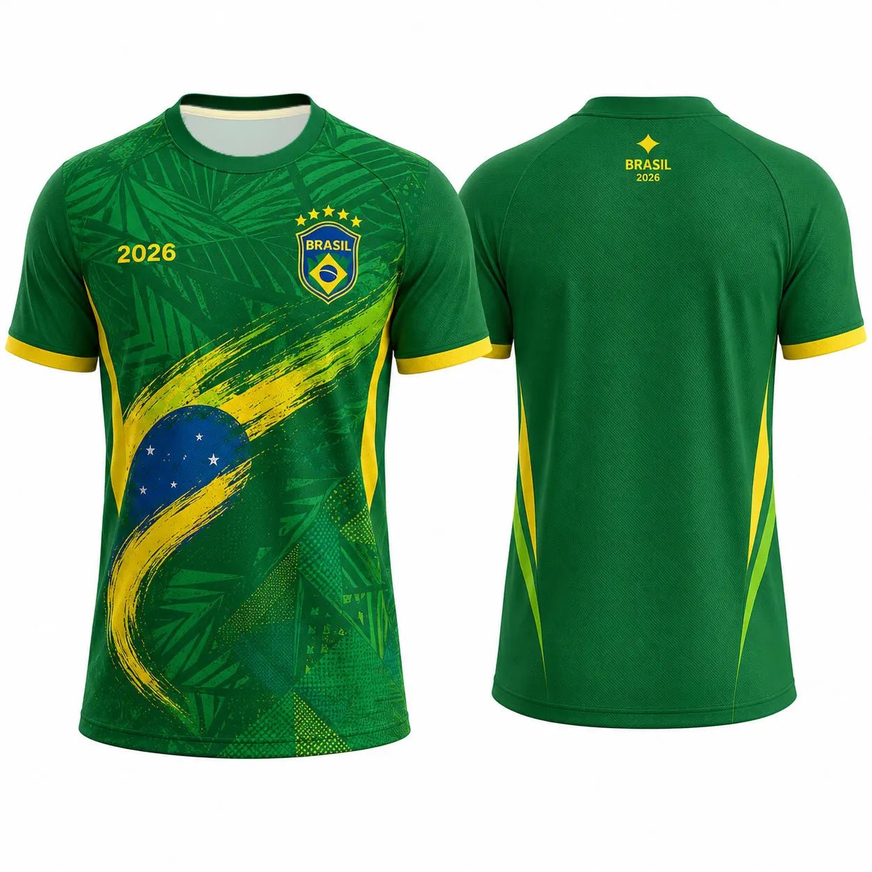 Summer New Brazil Football Jerseys For Men 2026 Football Support Sports Tshirts Mesh Breathable Tees Fans Gifts Man Clothing - MAGUSTA BEAUTY