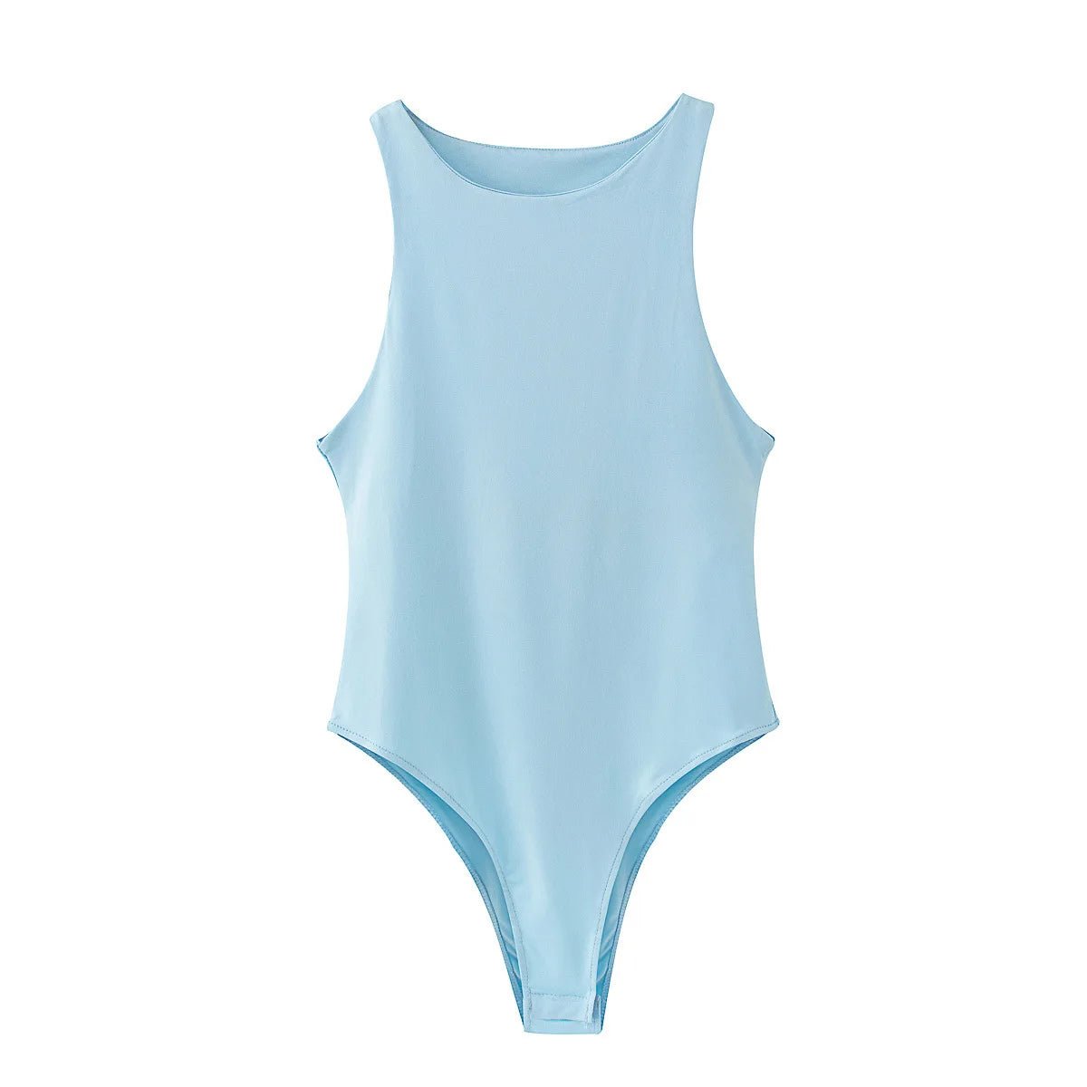 summer solid sexy bodycon women bodysuits female 8 color green slim casual bodysuit chic lady club short playsuits femme - MAGUSTA BEAUTY
