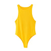 summer solid sexy bodycon women bodysuits female 8 color green slim casual bodysuit chic lady club short playsuits femme - MAGUSTA BEAUTY