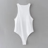 summer solid sexy bodycon women bodysuits female 8 color green slim casual bodysuit chic lady club short playsuits femme - MAGUSTA BEAUTY