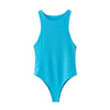 summer solid sexy bodycon women bodysuits female 8 color green slim casual bodysuit chic lady club short playsuits femme - MAGUSTA BEAUTY