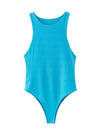 summer solid sexy bodycon women bodysuits female 8 color green slim casual bodysuit chic lady club short playsuits femme - MAGUSTA BEAUTY