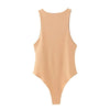 summer solid sexy bodycon women bodysuits female 8 color green slim casual bodysuit chic lady club short playsuits femme - MAGUSTA BEAUTY