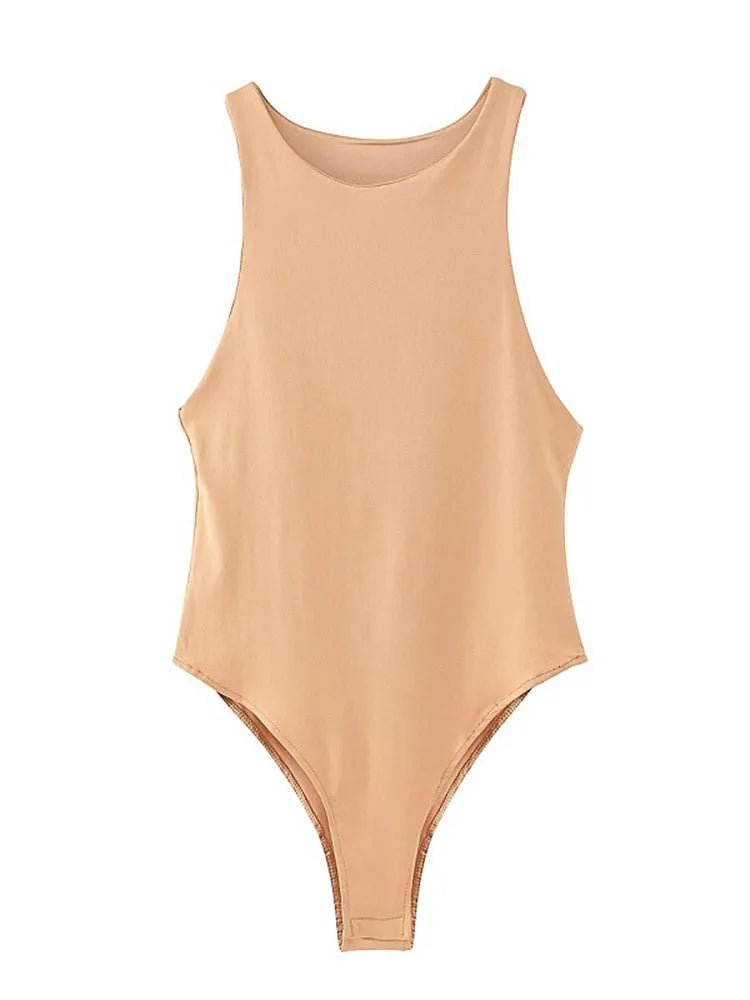summer solid sexy bodycon women bodysuits female 8 color green slim casual bodysuit chic lady club short playsuits femme - MAGUSTA BEAUTY