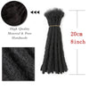 Synthetic 8Inch Handmade Dreadlocks 10strands Locs Hip-Hop Style Braids Hair Extension Crochet Hair for Men Women - MAGUSTA BEAUTY