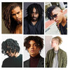 Synthetic 8Inch Handmade Dreadlocks 10strands Locs Hip-Hop Style Braids Hair Extension Crochet Hair for Men Women - MAGUSTA BEAUTY