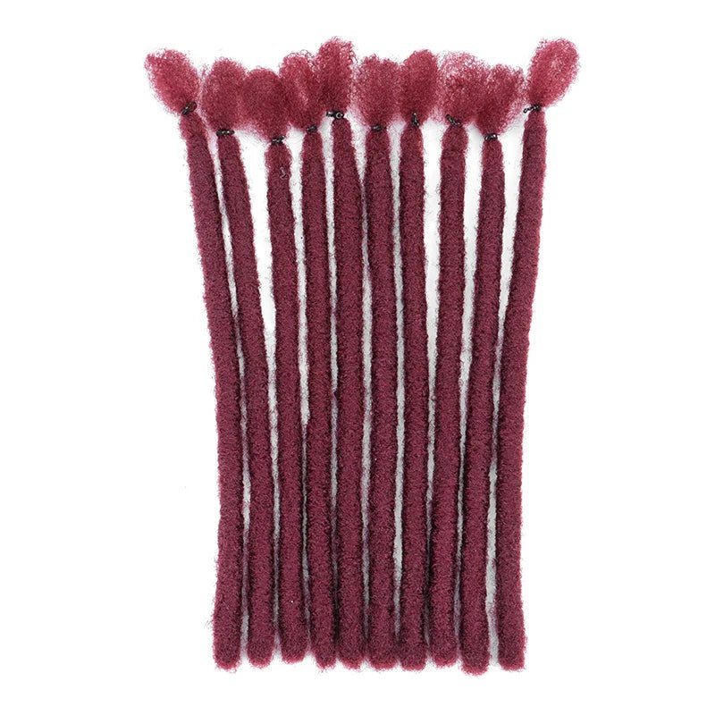 Synthetic 8Inch Handmade Dreadlocks 10strands Locs Hip-Hop Style Braids Hair Extension Crochet Hair for Men Women - MAGUSTA BEAUTY
