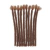 Synthetic 8Inch Handmade Dreadlocks 10strands Locs Hip-Hop Style Braids Hair Extension Crochet Hair for Men Women - MAGUSTA BEAUTY