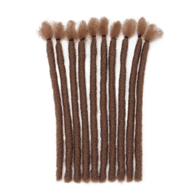 Synthetic 8Inch Handmade Dreadlocks 10strands Locs Hip-Hop Style Braids Hair Extension Crochet Hair for Men Women - MAGUSTA BEAUTY