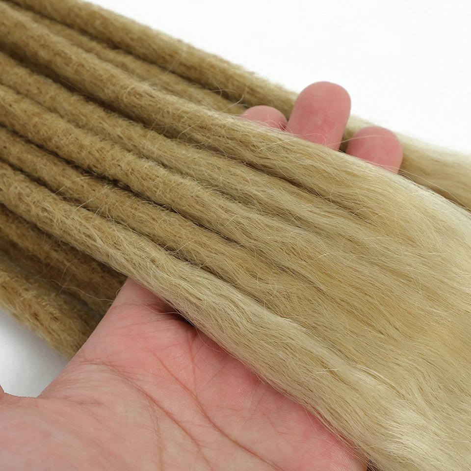 Synthetic Cheap Dreadlocks Hair Extensions For Women 18 Inch Full Hand-made Permanent Dread Loc Extension For Men 5 10 Strands - MAGUSTA BEAUTY