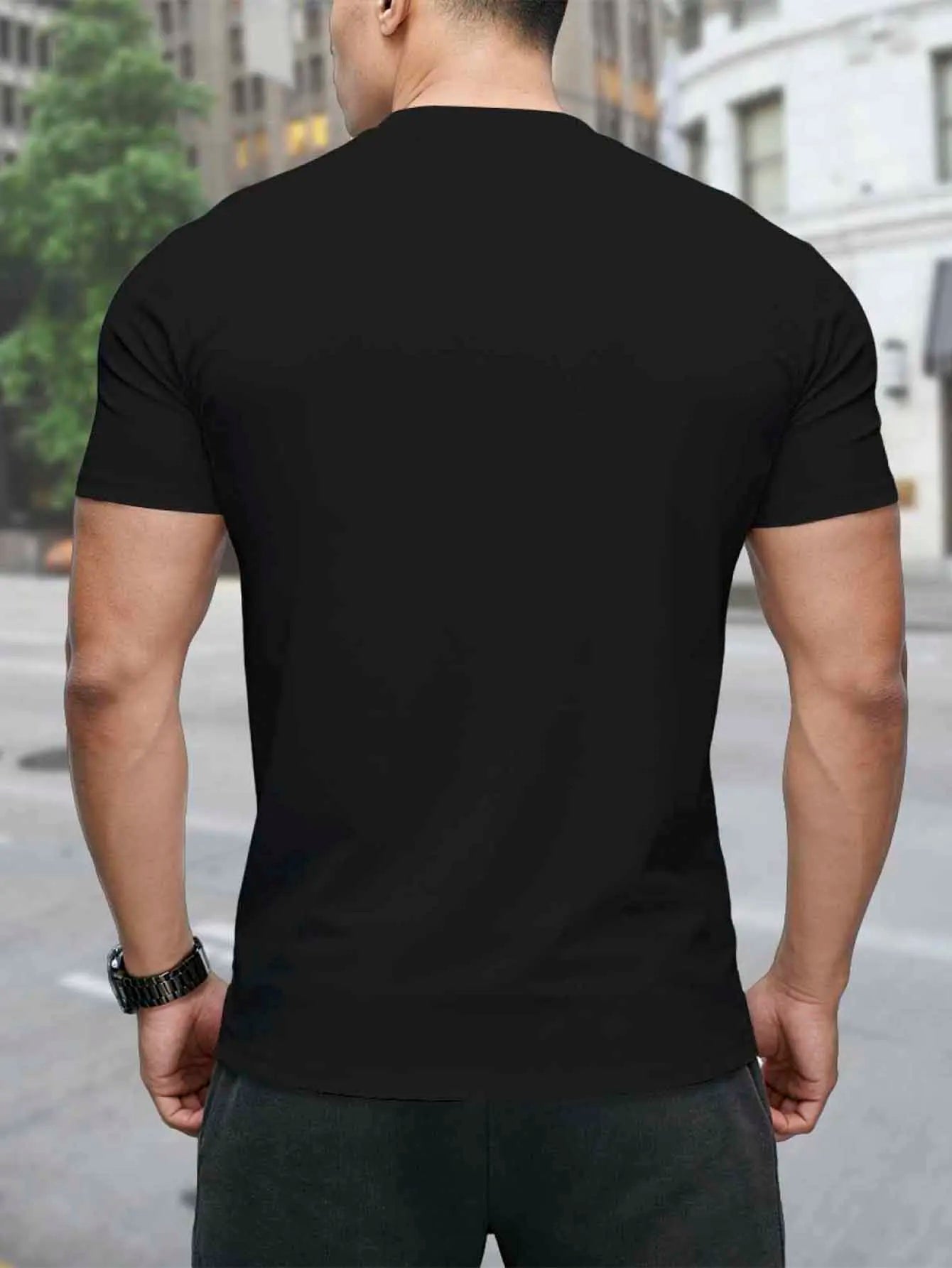 T shirt for men 2026 Summer Men's clothing football tops sports Basic Short sleeve Printed T shirts Y2k oversize Graphic t shirt - MAGUSTA BEAUTY