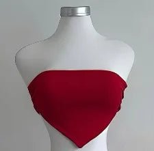 The 2025 summer new women's sexy slit strapless solid color half skirt fashion set - MAGUSTA BEAUTY