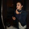 Tossy Elegant Female Striped Suit Coat For Women Scarf Lace-Up Patchwork V-Neck Long Sleeve Luxury Outwear Female Jackets Coat - MAGUSTA BEAUTY