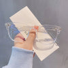 Transparent Computer Glasses Frame Women Men Anti Blue Light Round Eyewear Blocking Glasses Optical Spectacle Eyeglass - MAGUSTA BEAUTY
