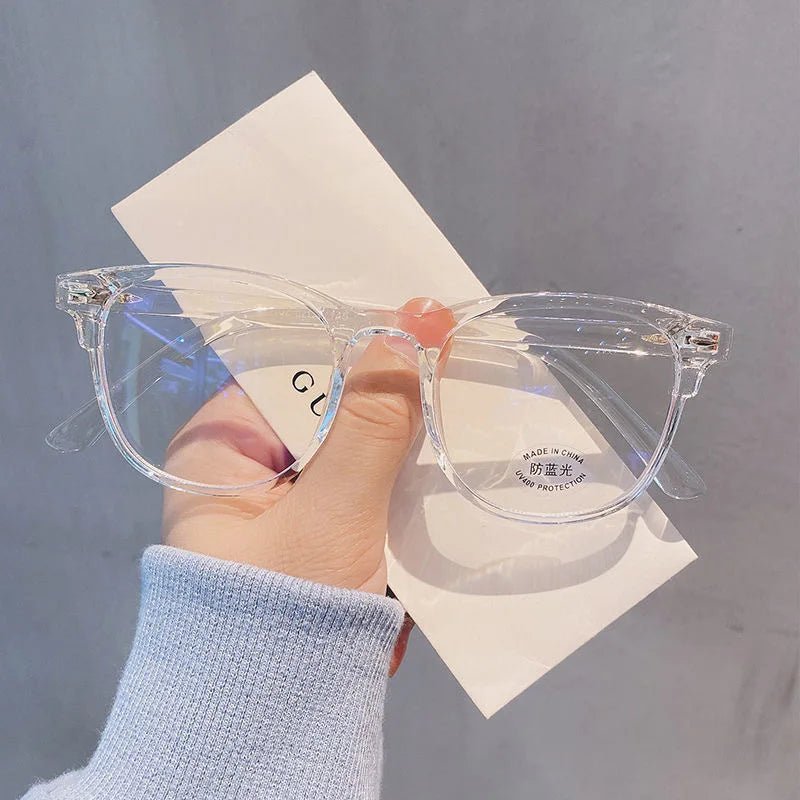 Transparent Computer Glasses Frame Women Men Anti Blue Light Round Eyewear Blocking Glasses Optical Spectacle Eyeglass - MAGUSTA BEAUTY