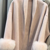 UCXQ Elegant OL Office Lady Overcoats Fur Patchwork Long Sleeve Woolen Coat Beautiful Women's Clothing Jacket Autumn 2025 Winter - MAGUSTA BEAUTY