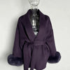 UCXQ Elegant OL Office Lady Overcoats Fur Patchwork Long Sleeve Woolen Coat Beautiful Women's Clothing Jacket Autumn 2025 Winter - MAGUSTA BEAUTY