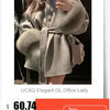 UCXQ Elegant OL Office Lady Overcoats Fur Patchwork Long Sleeve Woolen Coat Beautiful Women's Clothing Jacket Autumn 2025 Winter - MAGUSTA BEAUTY