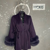 UCXQ Elegant OL Office Lady Overcoats Fur Patchwork Long Sleeve Woolen Coat Beautiful Women's Clothing Jacket Autumn 2025 Winter - MAGUSTA BEAUTY