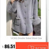 UCXQ Elegant OL Office Lady Overcoats Fur Patchwork Long Sleeve Woolen Coat Beautiful Women's Clothing Jacket Autumn 2025 Winter - MAGUSTA BEAUTY