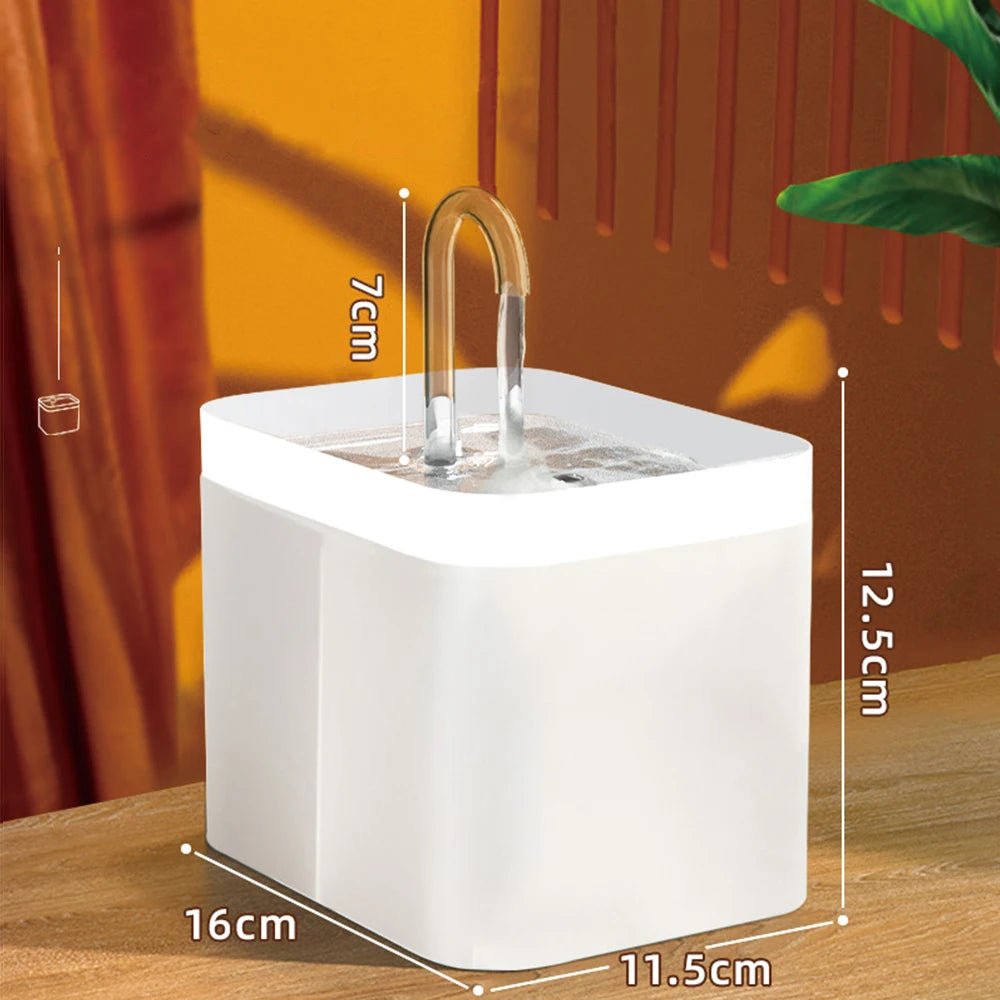 Ultra-Quiet Cat Water Fountain Filter Smart Automatic Pet Dog Water Dispenser&Burnout Prevention Pump1.5L Recirculate Filtrin - MAGUSTA BEAUTY