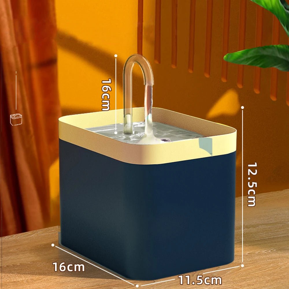 Ultra-Quiet Cat Water Fountain Filter Smart Automatic Pet Dog Water Dispenser&Burnout Prevention Pump1.5L Recirculate Filtrin - MAGUSTA BEAUTY