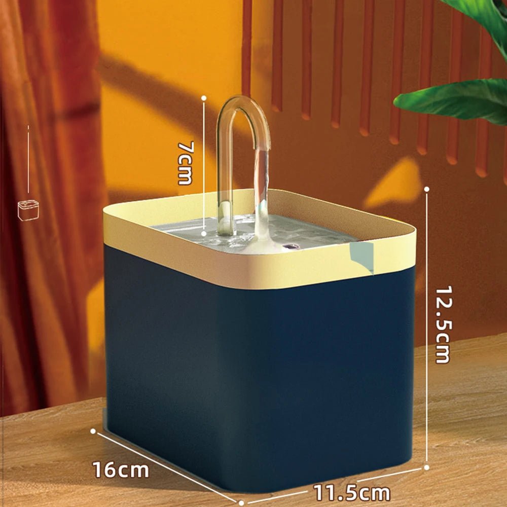Ultra-Quiet Cat Water Fountain Filter Smart Automatic Pet Dog Water Dispenser&Burnout Prevention Pump1.5L Recirculate Filtrin - MAGUSTA BEAUTY