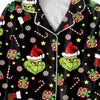 Unisex Christmas Tree Pattern Long - Sleeve Pajama Set Fashionable 3D Print Casual Y2K Style 2025 Collection Comfortable Sleepwear - MAGUSTA BEAUTY