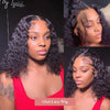 Water Curly Short Bob Wigs 250% Brazilian Ready to Go 7x5 Glueless Human Hair Wigs 13x6 Deep Wave HD Lace Frontal Wig For Women - MAGUSTA BEAUTY
