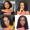 Water Curly Short Bob Wigs 250% Brazilian Ready to Go 7x5 Glueless Human Hair Wigs 13x6 Deep Wave HD Lace Frontal Wig For Women - MAGUSTA BEAUTY