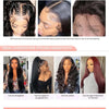 Water Curly Short Bob Wigs 250% Brazilian Ready to Go 7x5 Glueless Human Hair Wigs 13x6 Deep Wave HD Lace Frontal Wig For Women - MAGUSTA BEAUTY