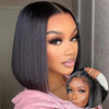 Wear And Go Glueless Wigs Human Hair Bob Straight Pre Cut Lace Front Wigs Human Hair Upgraded No Glue Lace Front Wigs For Women - MAGUSTA BEAUTY