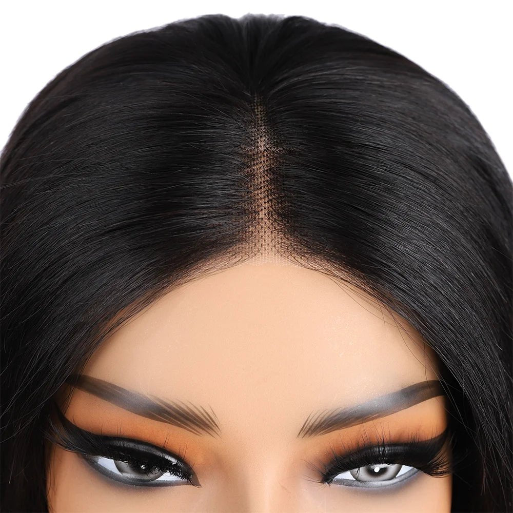 Wear And Go Glueless Wigs Human Hair Bob Straight Pre Cut Lace Front Wigs Human Hair Upgraded No Glue Lace Front Wigs For Women - MAGUSTA BEAUTY