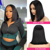 Wear And Go Glueless Wigs Human Hair Bob Straight Pre Cut Lace Front Wigs Human Hair Upgraded No Glue Lace Front Wigs For Women - MAGUSTA BEAUTY