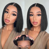 Wear And Go Glueless Wigs Human Hair Bob Straight Pre Cut Lace Front Wigs Human Hair Upgraded No Glue Lace Front Wigs For Women - MAGUSTA BEAUTY