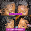 Wear Go 13x4 13x6 Water Wave Bob Lace Wig For Women Curly 7x5 Glueless Human Hair Wig Ready To Go Human Hair Wigs Pre Cut 250% - MAGUSTA BEAUTY