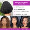 Wear Go 13x4 13x6 Water Wave Bob Lace Wig For Women Curly 7x5 Glueless Human Hair Wig Ready To Go Human Hair Wigs Pre Cut 250% - MAGUSTA BEAUTY